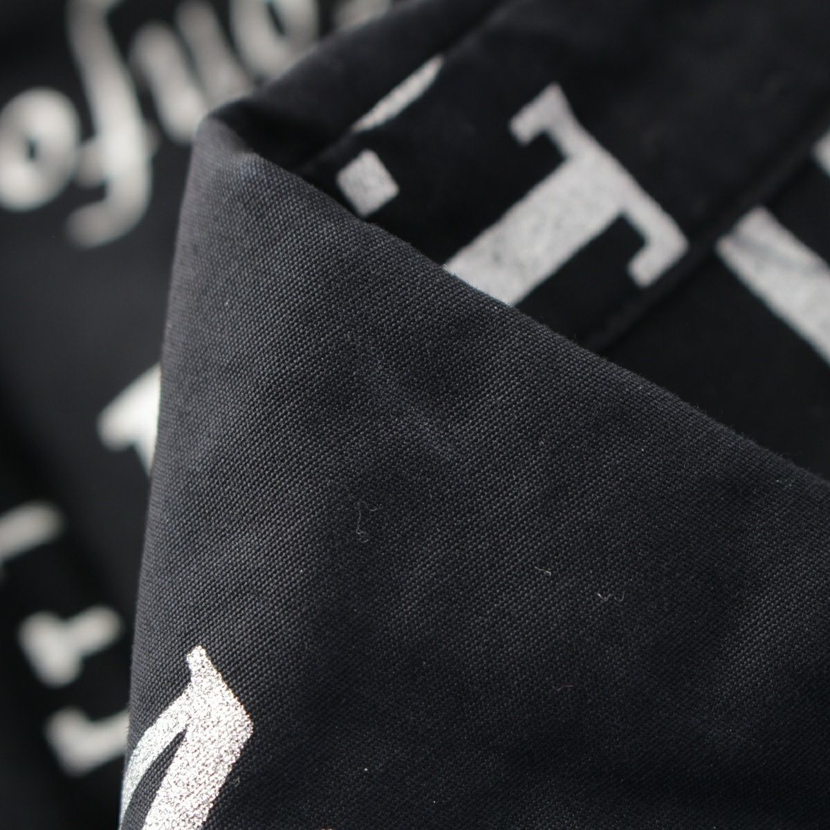 コムデギャルソン コットン AD2003 丸襟 メッセージプリント L/S 長袖