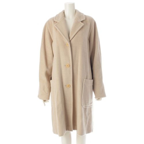 マックスマーラ ウール カシミヤ コート ベージュ系 42