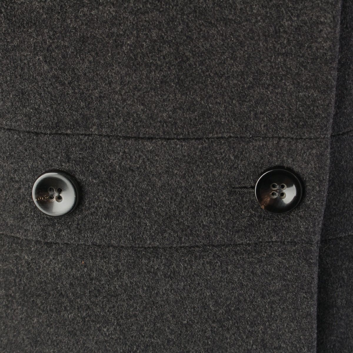 ジルサンダー ウール アンゴラ ダブル ロング コート アウター グレー  