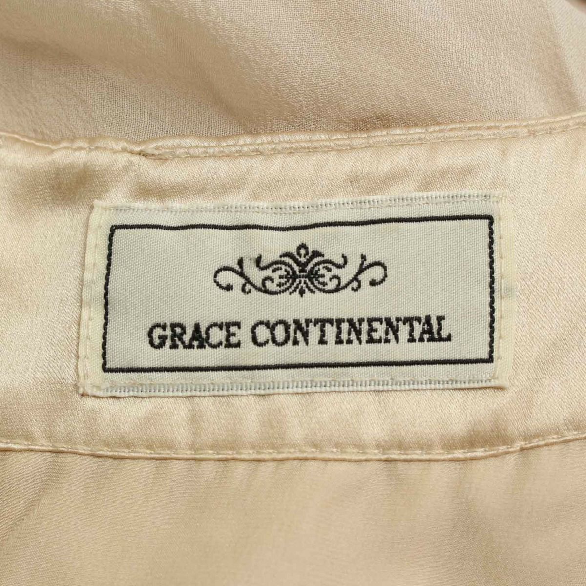 グレースコンチネンタル シルク パフスリーブ ワンピース | 中古通販