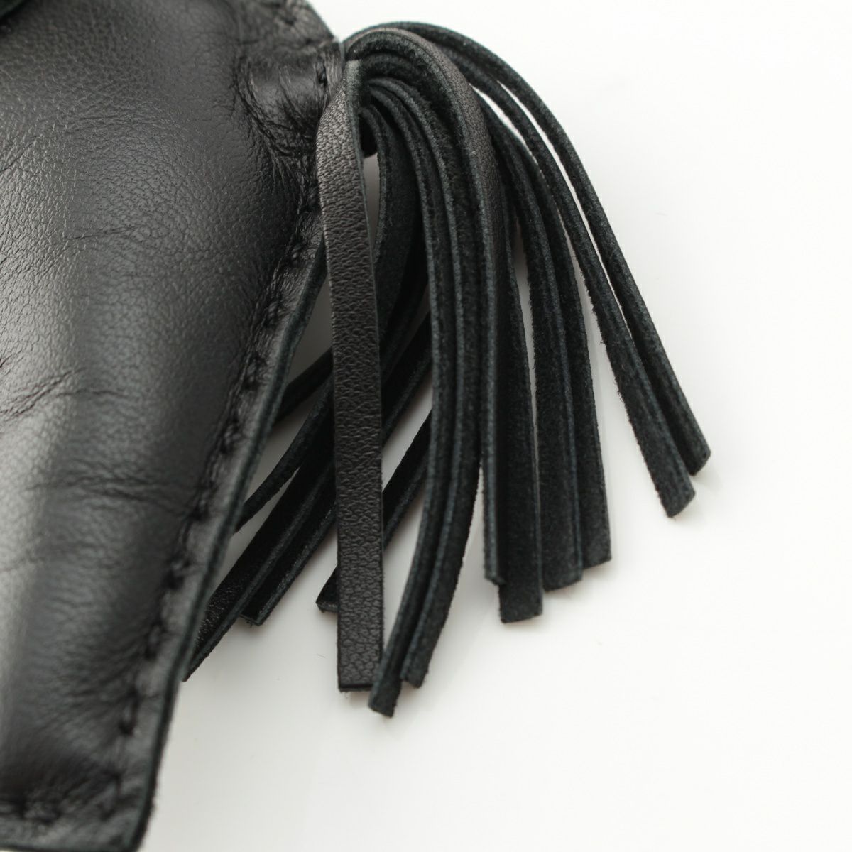 エルメス D刻 ロデオ MM アニョーミロ バッグ チャーム ソーブラック