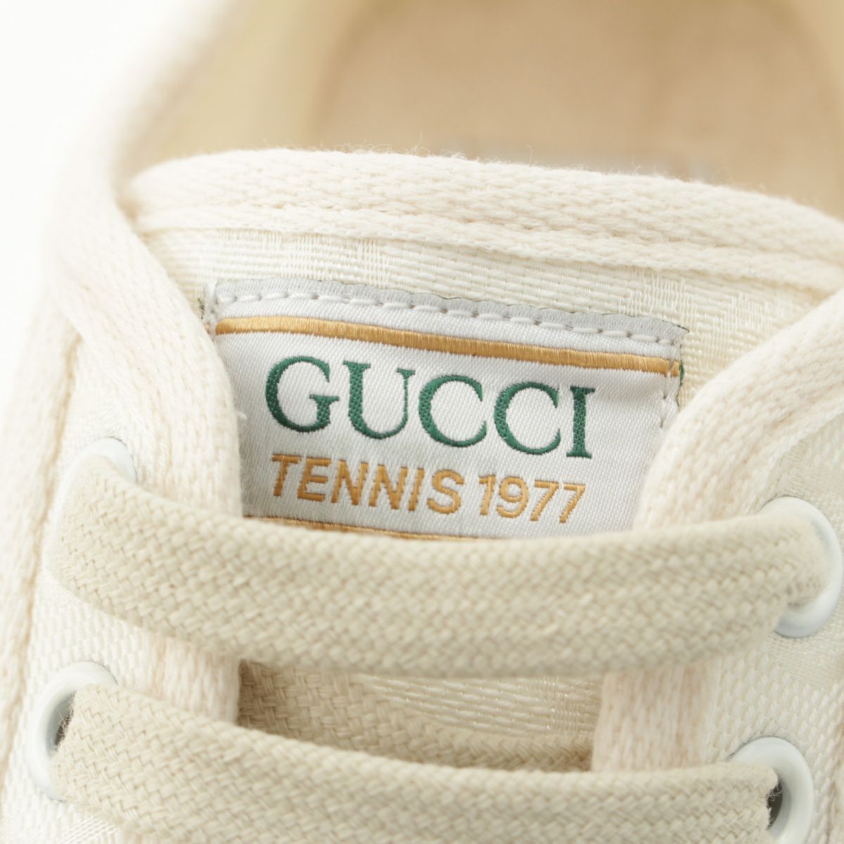 グッチ テニス 1977 GGキャンバス 厚底 プラットフォーム スニーカー