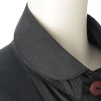 イッセイミヤケ 80's ナイロン混 筆タグ 変形 ジップアップ イカ