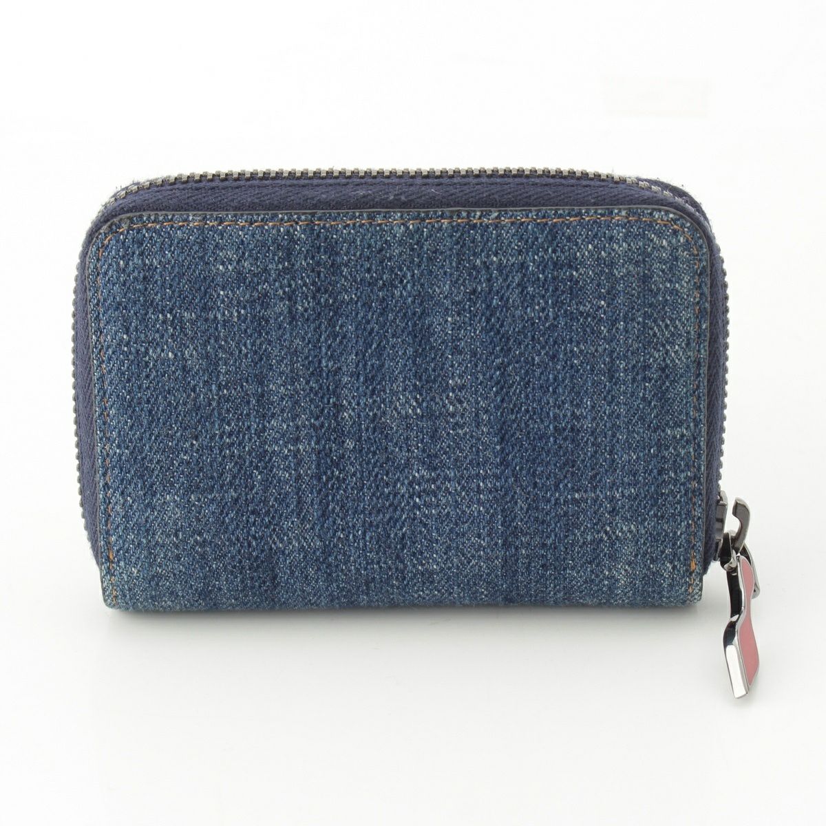 クリスチャンルブタン デニム パネトーネ スタッズ コンパクト