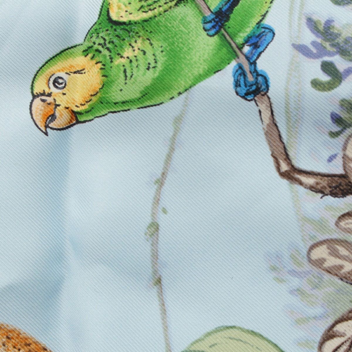 エルメス カレ90 EQUATEUR 赤道直下 シルク スカーフ ブルー | 中古