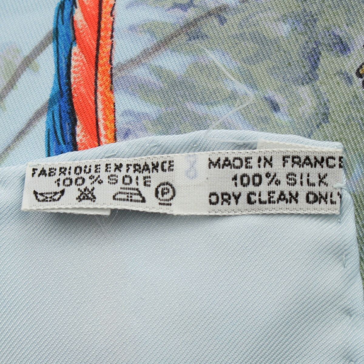 エルメス カレ90 EQUATEUR 赤道直下 シルク スカーフ ブルー | 中古