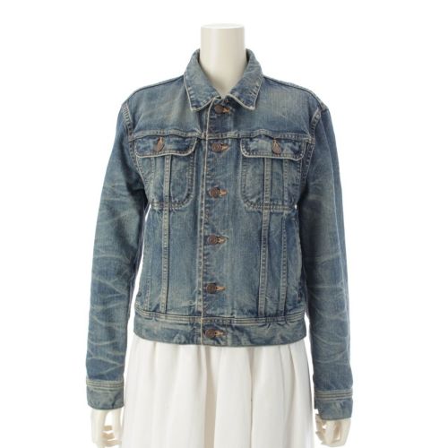 セリーヌ トラッカー デニムジャケット インディゴ S