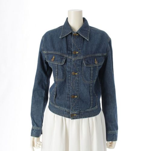 マディソンブルー 24SS コットン イエローステッチ デニムジャケット トップス MB241-1015 インディゴ ブルー 01(S）