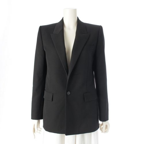 サンローラン 24年 ユニフォーム テーラードジャケット 787966 ブラック F36