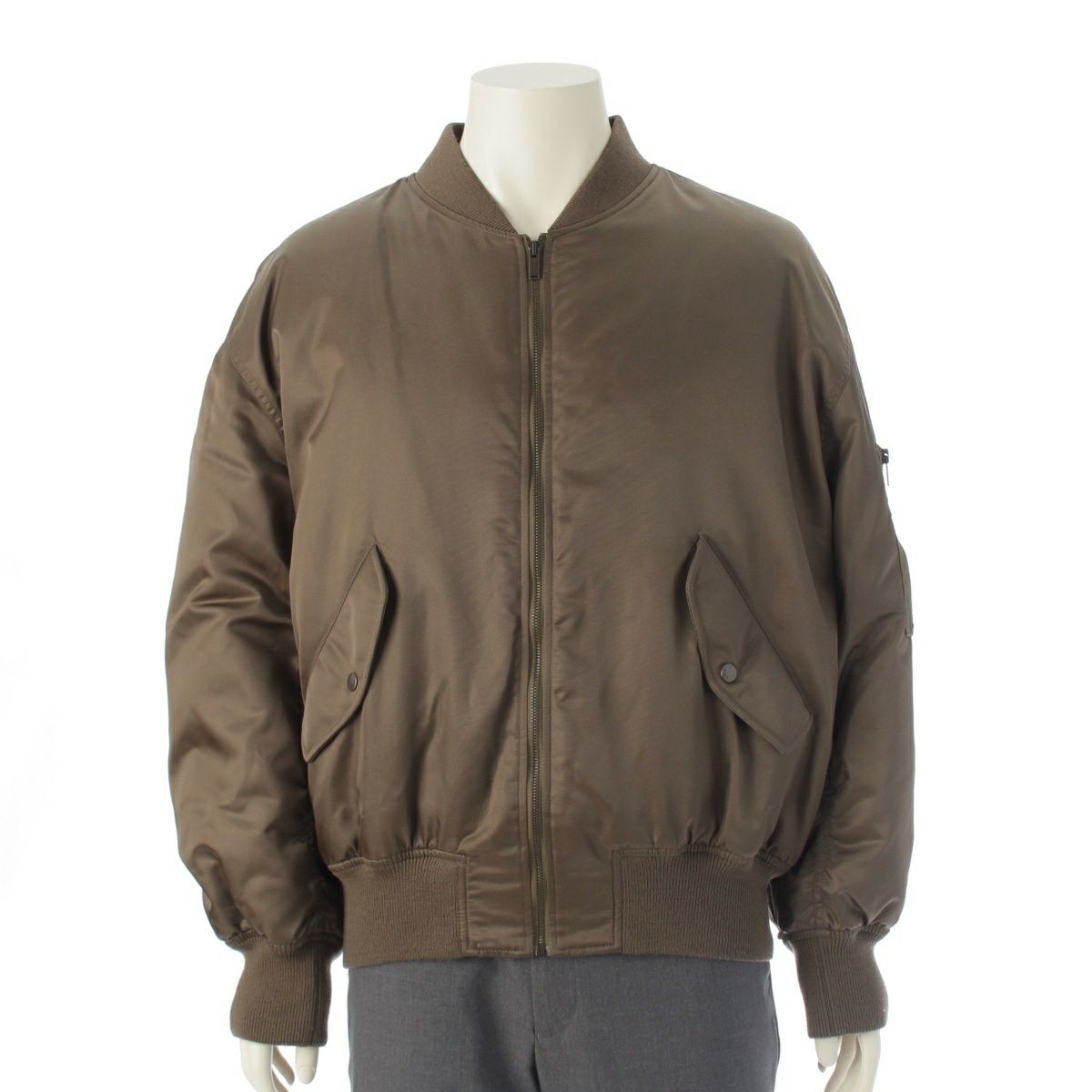 サンローラン 2025 中綿 ボンバージャケット ブルゾン アウター 838713 カーキグリーン 50