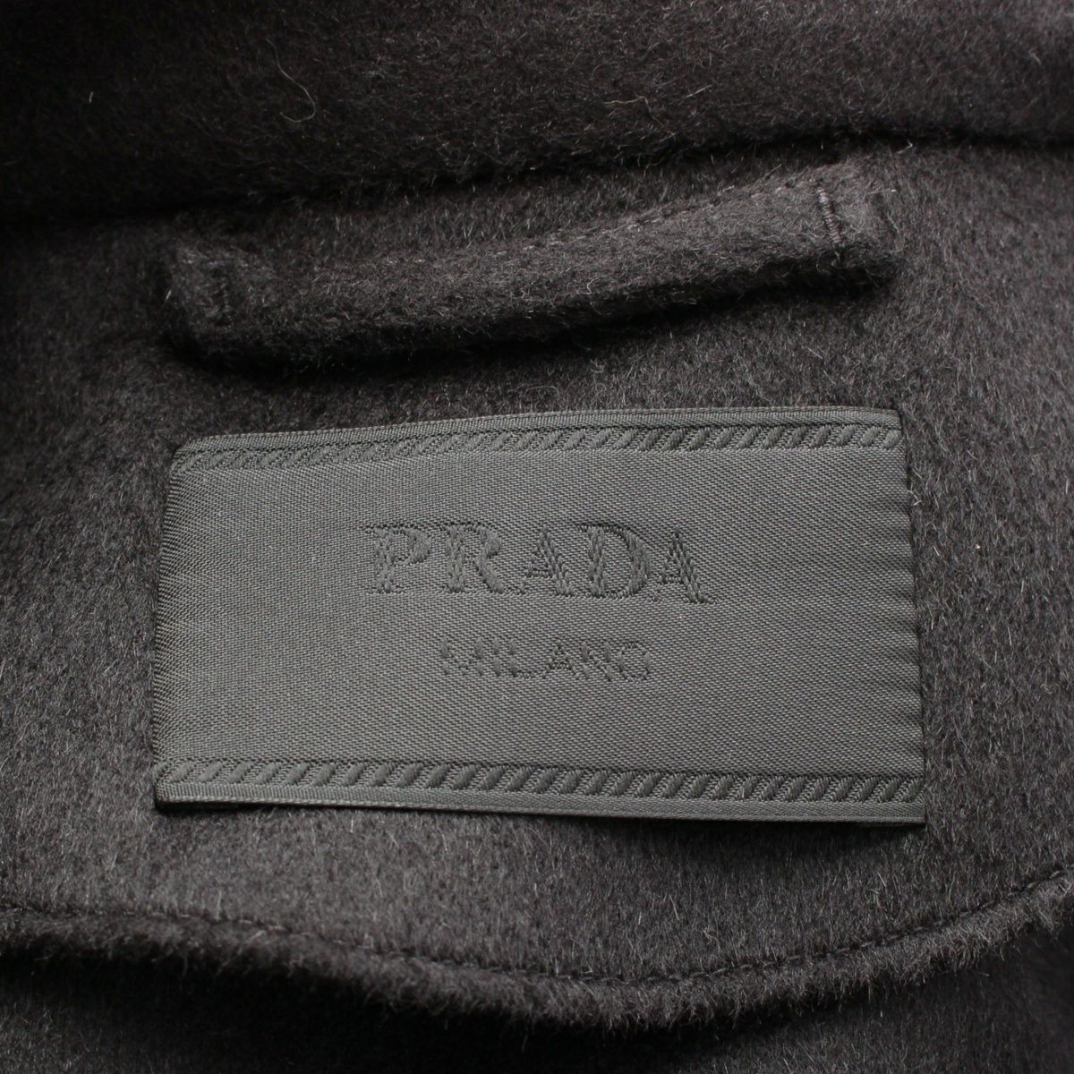 プラダ 2025 ウール アンゴラ トライアングルロゴ ジップアップ