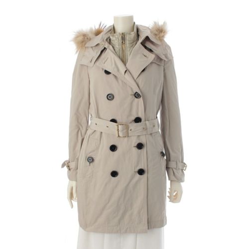 バーバリー ナイロン トレンチコート 4028081 ベージュ 38