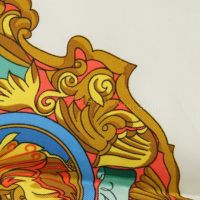 エルメス カレ90 シルク 仏英同盟 スカーフ レッド マルチカラー