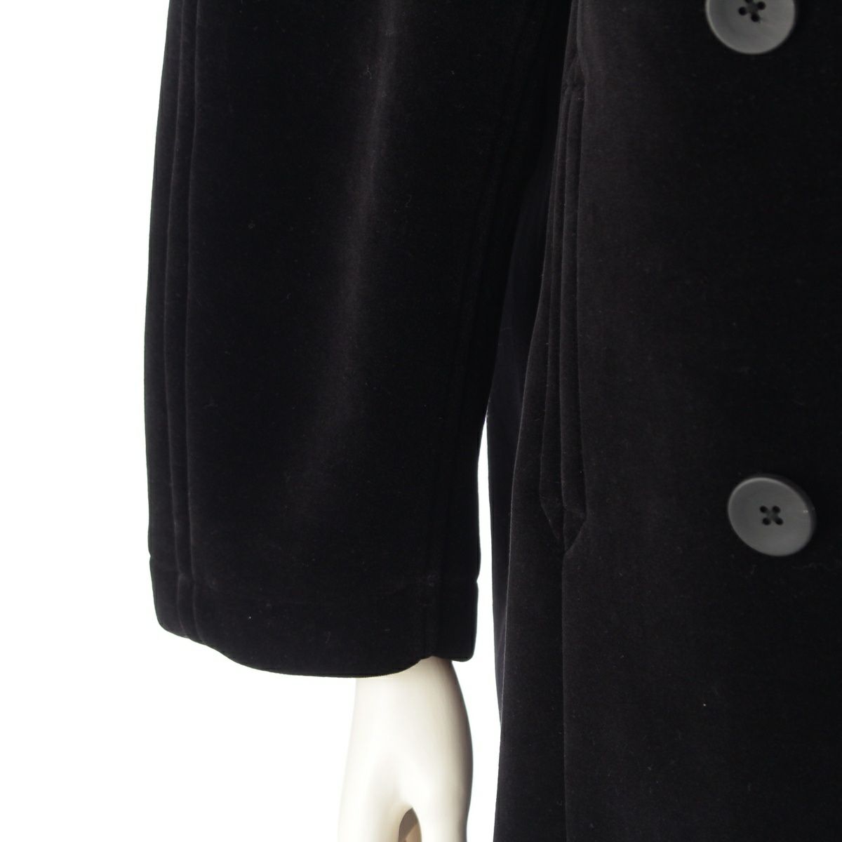 コンテ CONTE 25AW ベルベット ボンディング ピーコート アウター