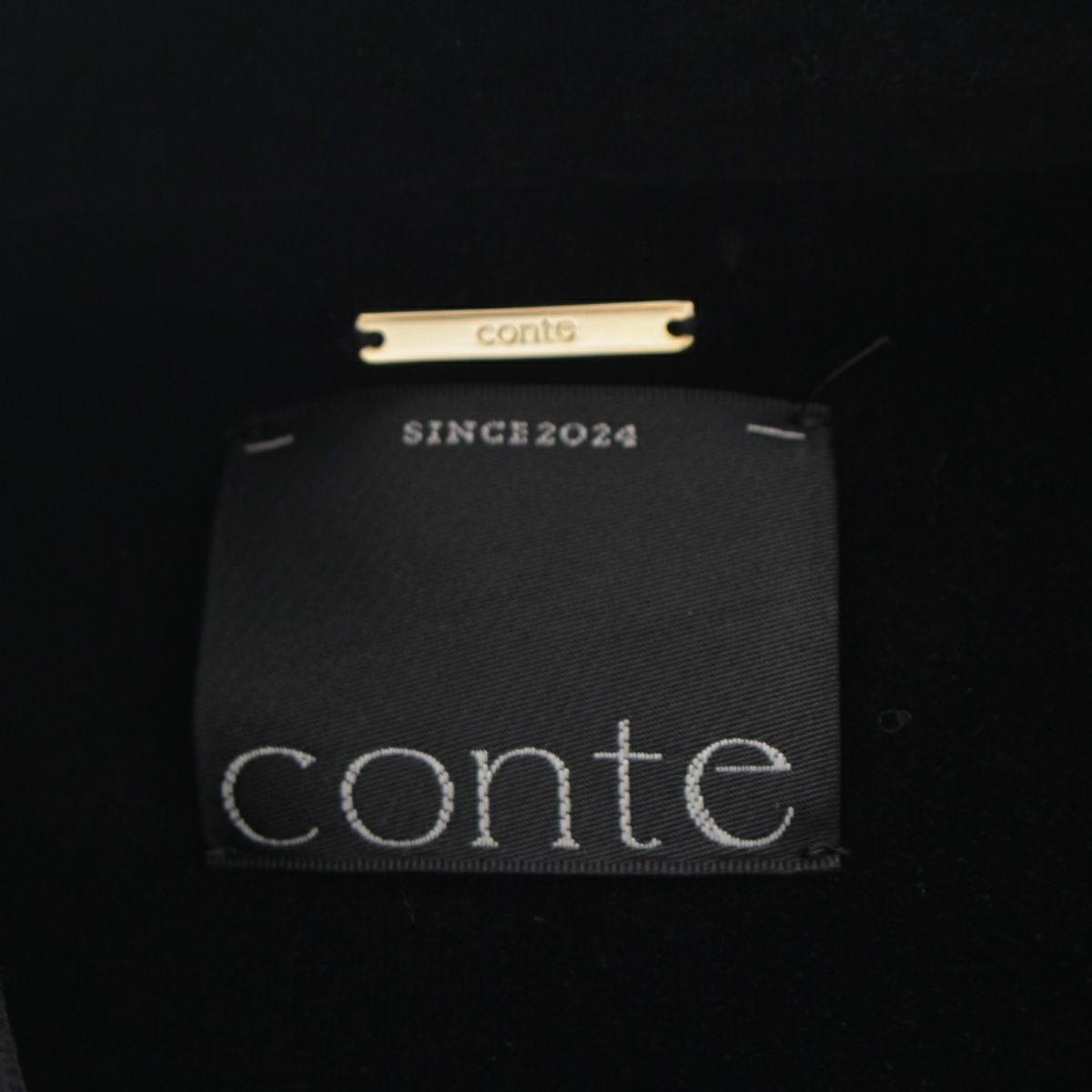 コンテ CONTE 25AW ベルベット ボンディング ピーコート アウター