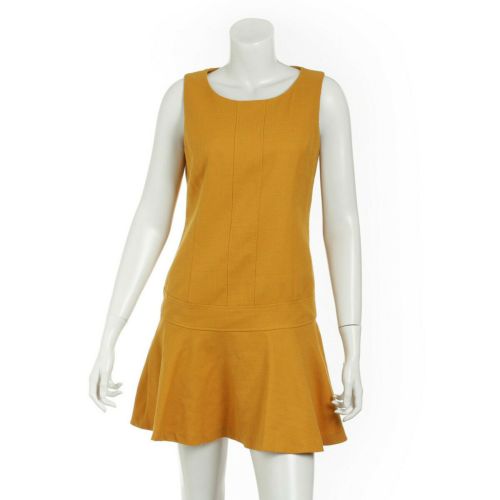 ジョイアス バックリボン ノースリーブワンピース イエロー 1