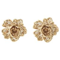 ディオール Tribales フラワー パール ピアス ゴールド | 中古通販