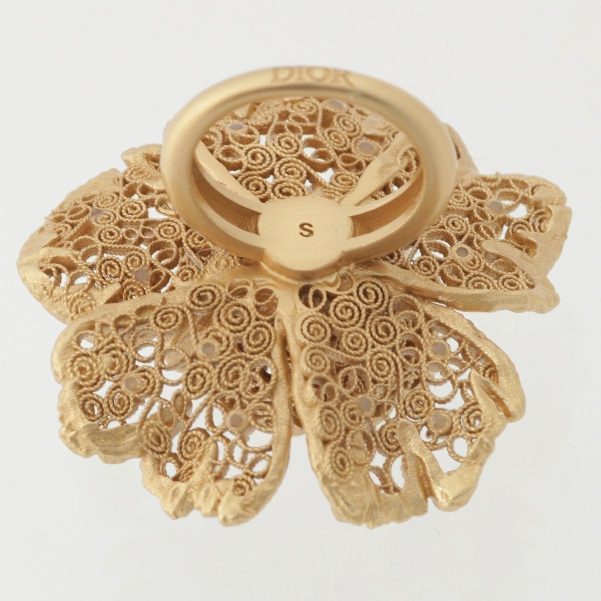 ディオール フラワー パール リング 指輪 ゴールド S | 中古通販 retro.jp