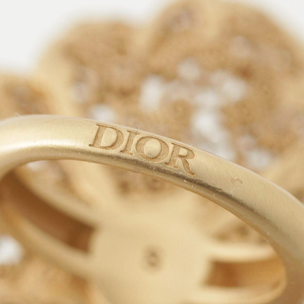 ディオール フラワー パール リング 指輪 ゴールド S | 中古通販 retro.jp