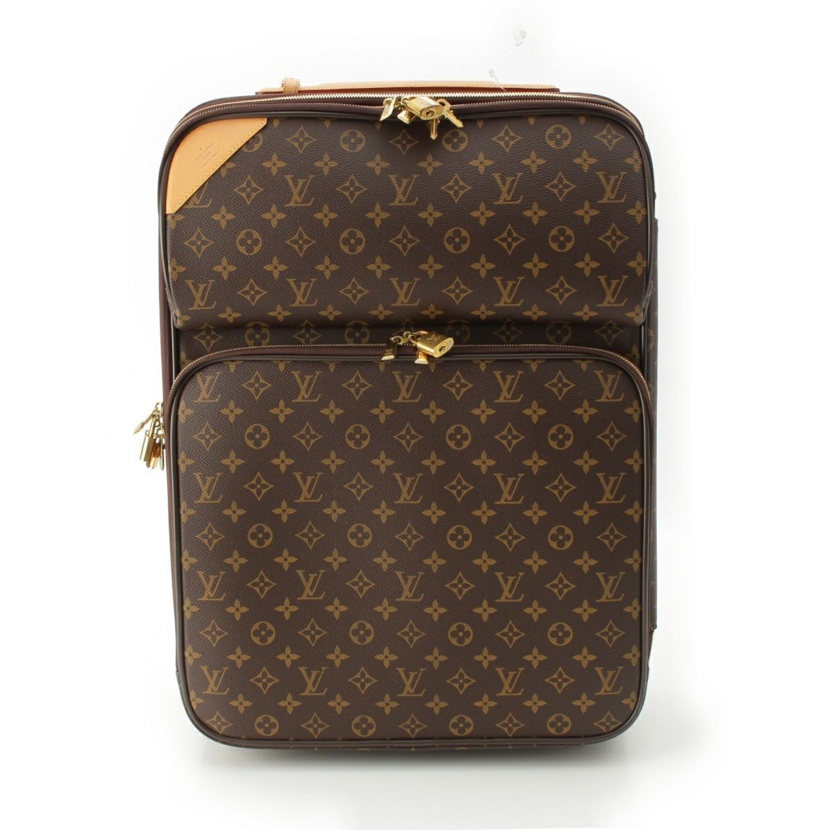 ルイヴィトン モノグラム ペガス55 レザー ビジネス キャリー バッグ