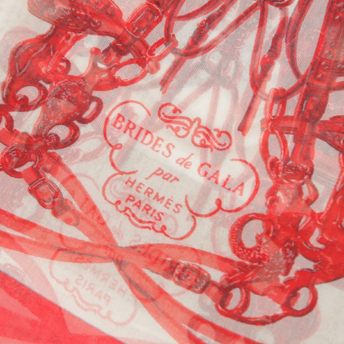 エルメス シルク Brides de Gala スカーフ ショール マルチカラー