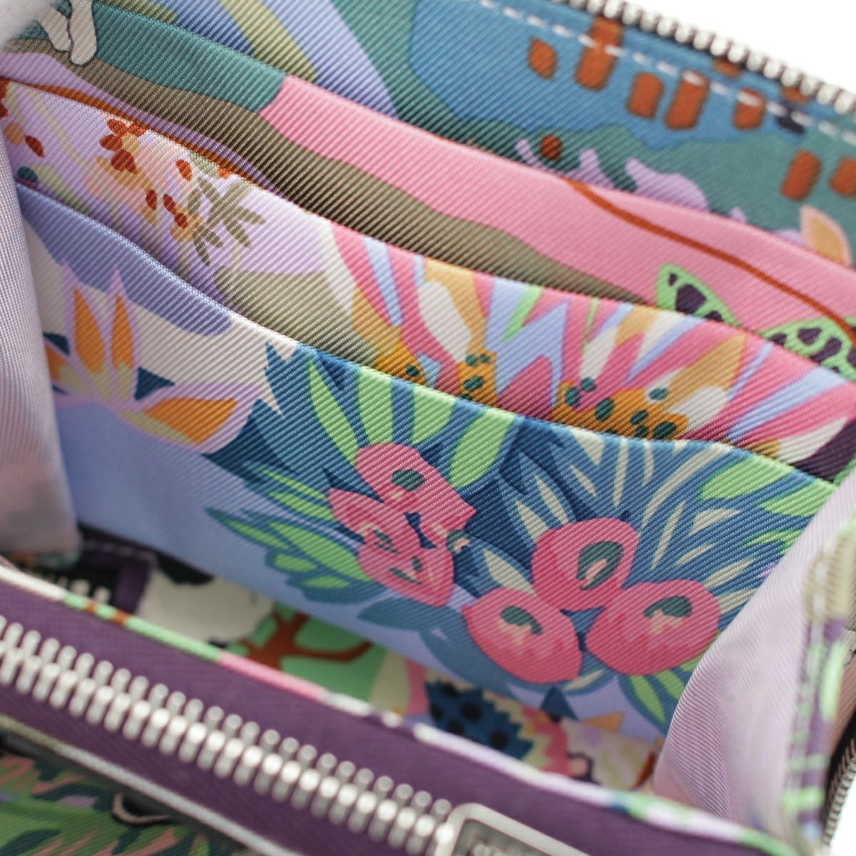 エルメス W刻印 24 アザップ コンパクト シルクイン レザー シルバー