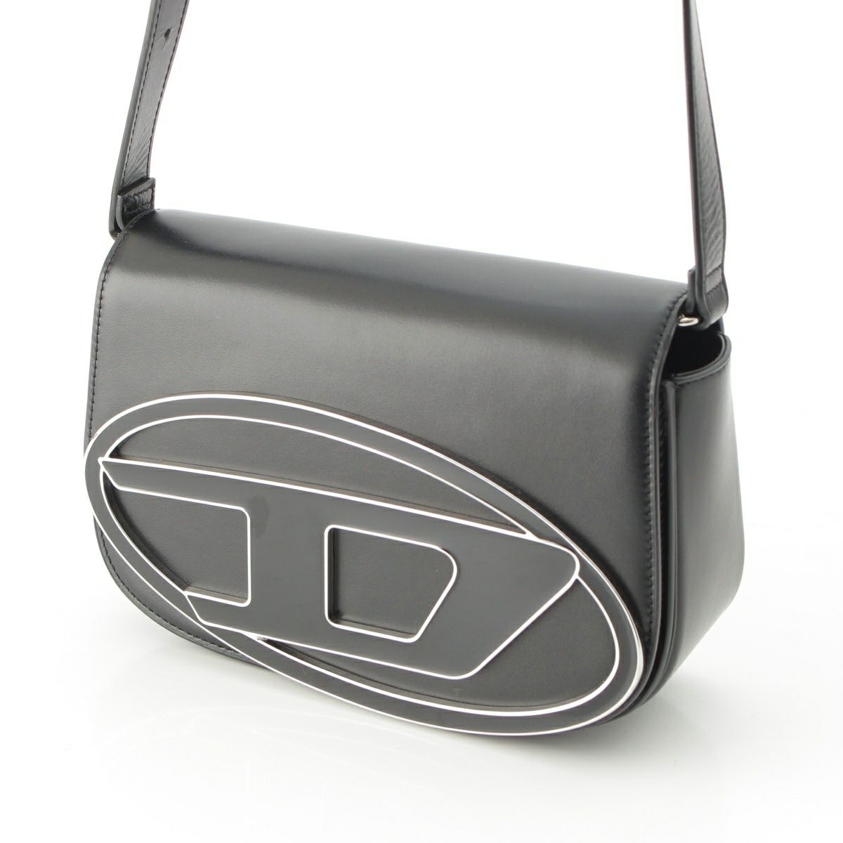 ディーゼル レザー 1DR ショルダーバッグ X09568 PR818 ブラック