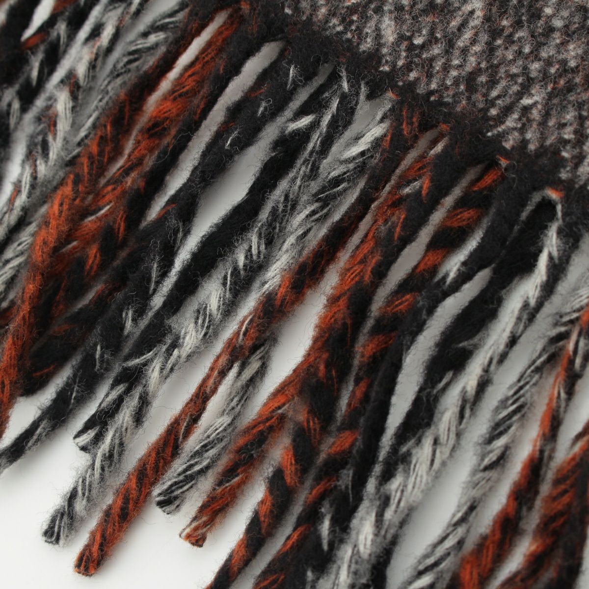 ディオール ウール チェック ロゴ マフラー 05DCH201I151 ブラウン系