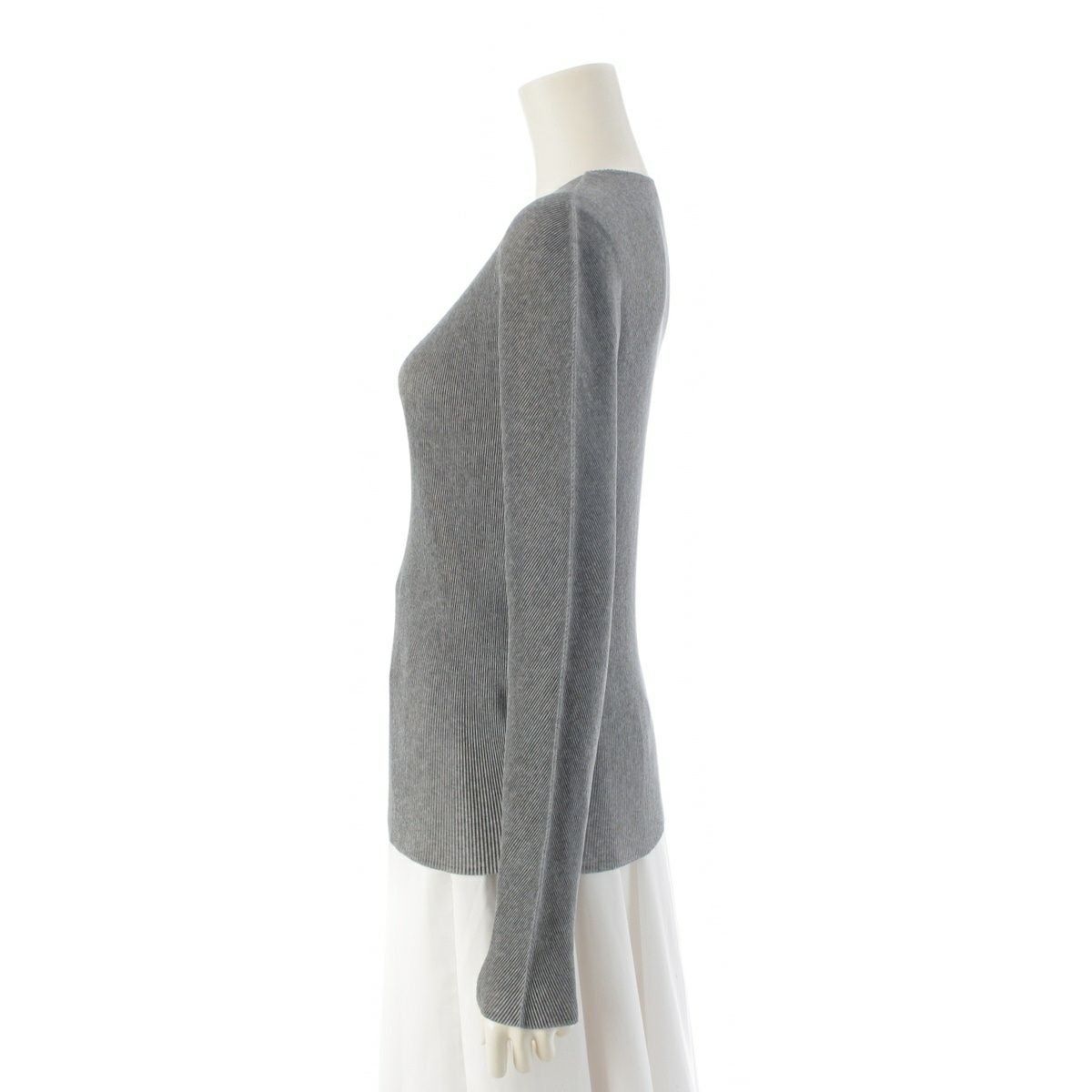 プリーツプリーズ イッセイミヤケ クルーネック ロングスリーブ