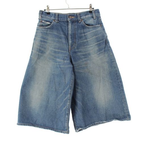 セリーヌ フレア サーフ ハーフ デニムパンツ ジーンズ N270 930F 07PU ブルー 27