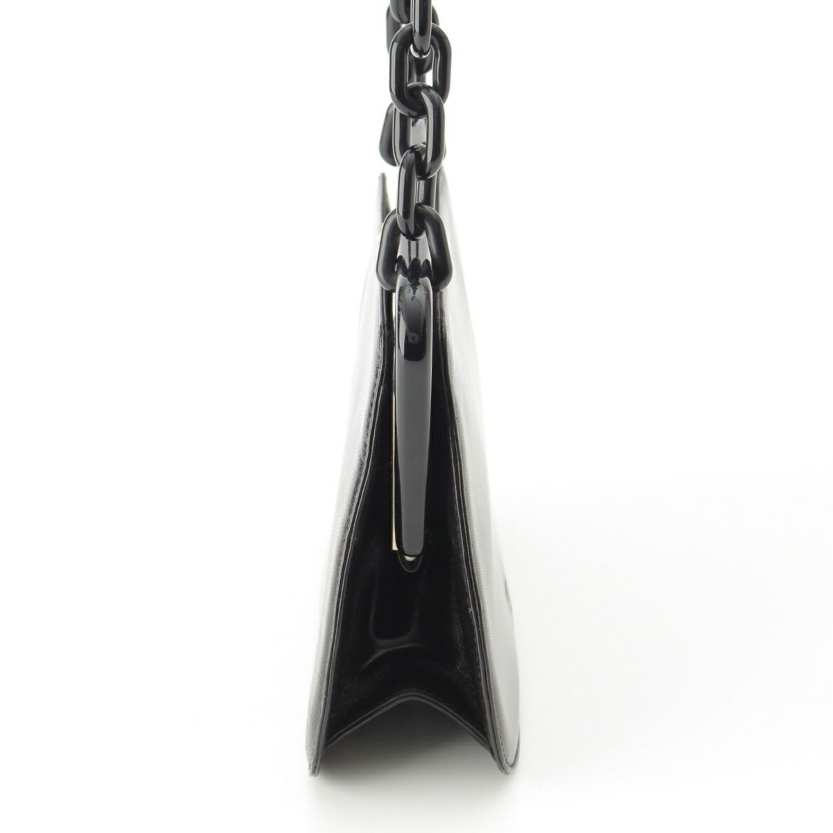 プラダ ロゴ レザー ショルダー バッグ がま口 ブラック 黒. PRADA/プラダ_Women通販 | プラダ アーケ レザーショルダーバッグ