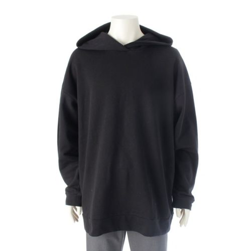 ザロウ コットン ESSONI TOP オーバーサイズ パーカー トップス 386-K290 ブラック M