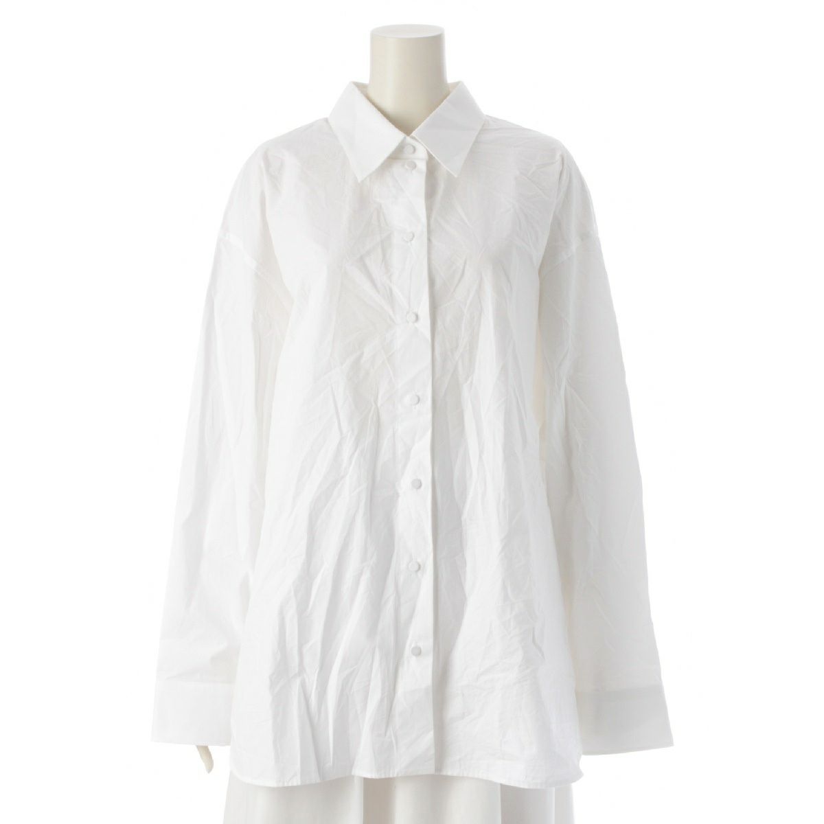 ヴァレンティノ 22年 コットン オーバーサイズ 長袖シャツ ジャケット トップス 0000011527 01 ホワイト 38