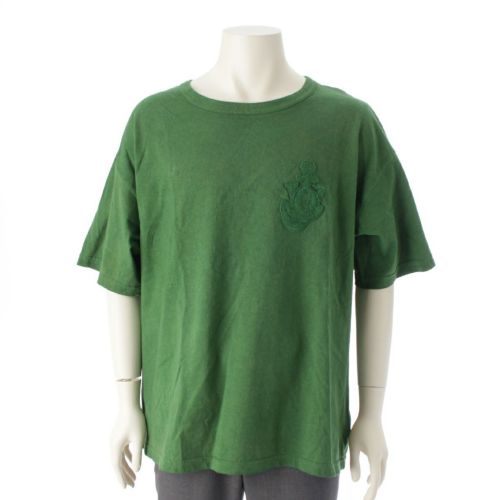 モンクレール ジェイダブリュー アンダーソン JW Anderson 20AW コットン ロゴワッペン 半袖Ｔシャツ トップス グリーン XL