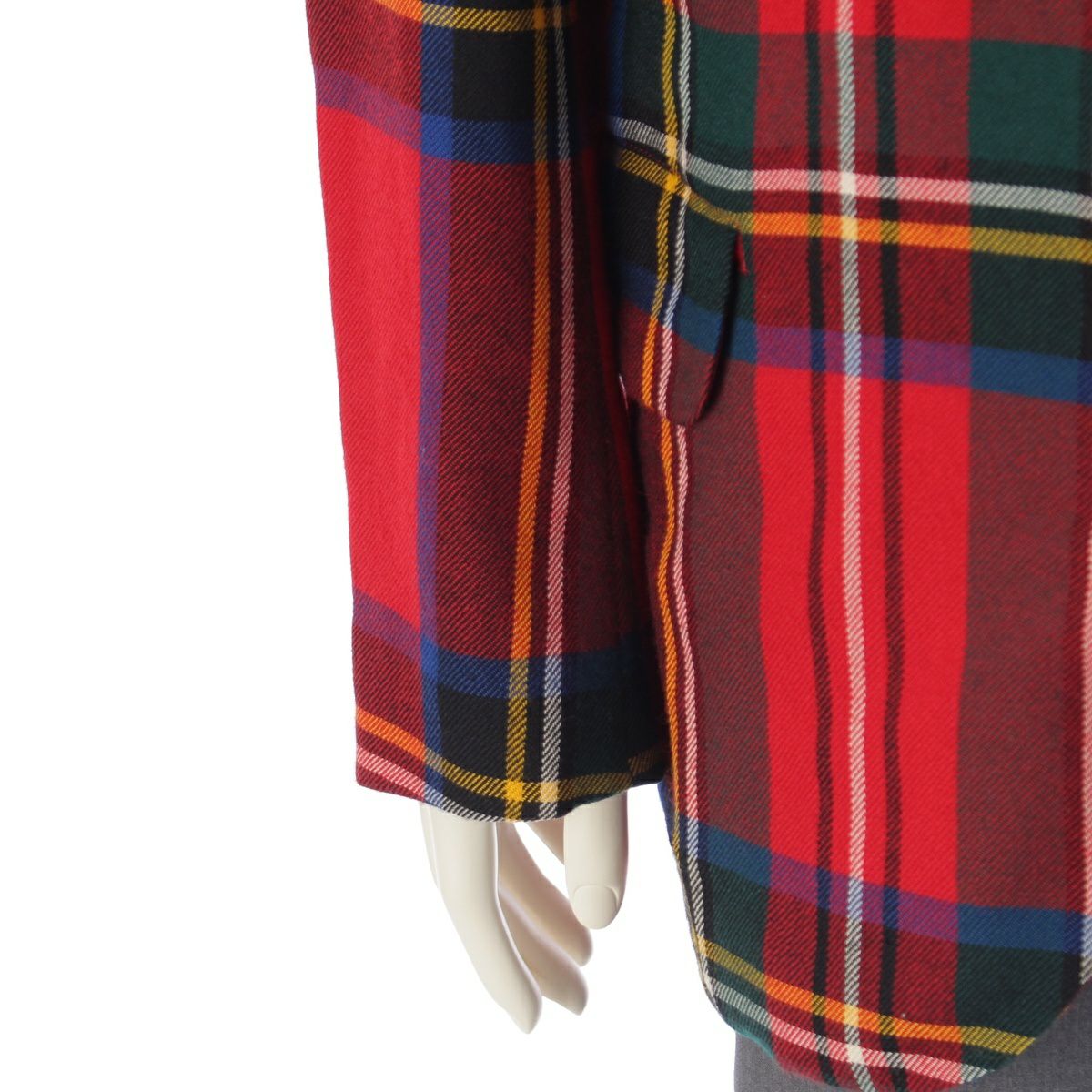 コムデギャルソンオムプリュス 00AW AD2000 ウール タータンチェック