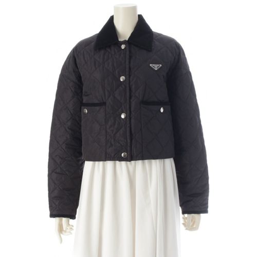 プラダ ライトRe-Nylon テーラードジャケット 29X166 ブラック 38