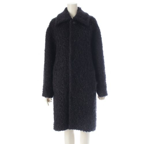 ブラミンク モヘア シャギー コート アウター 7925-230-0296 ブラック 38