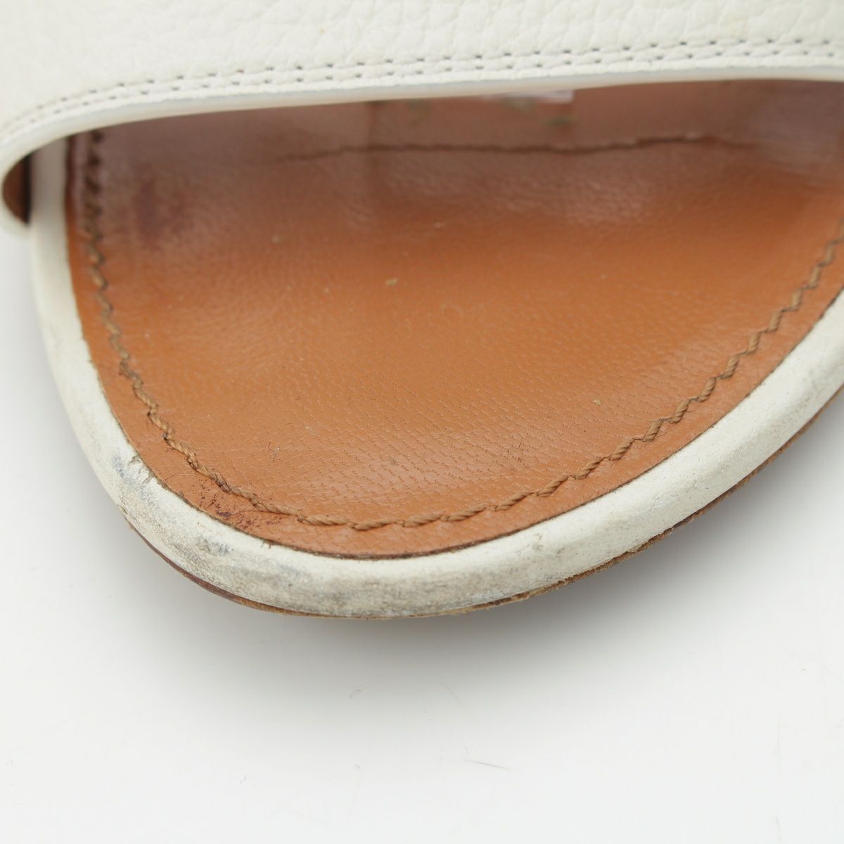 ルイヴィトン ホライズン レザー LV ヒール サンダル シューズ