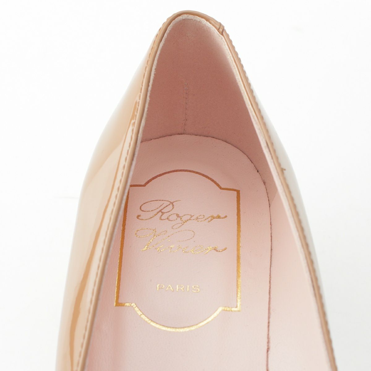 ロジェヴィヴィエ ベル ヴィヴィエ エナメル パテント バックル ヒール