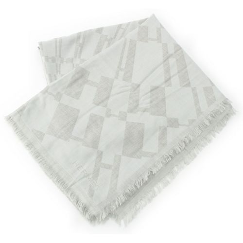 エルメス カシミヤ シルク OpH オプH リンジ 大判 ストール ショール グレー