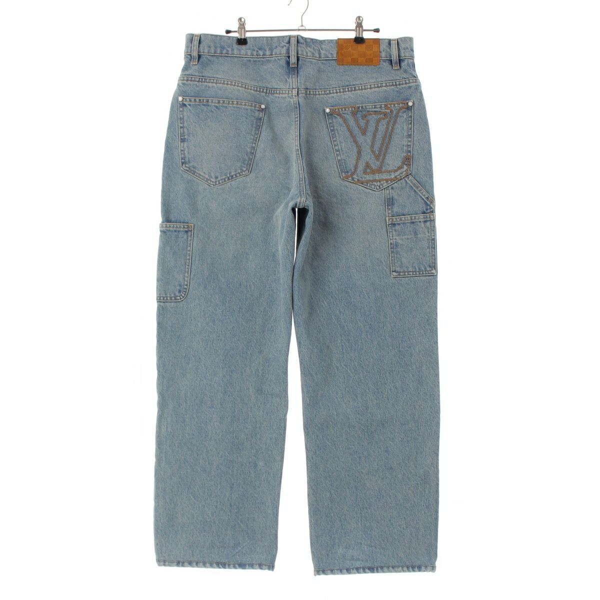 ルイヴィトン 2026 コットン LVロゴステッチ カーペンター デニム