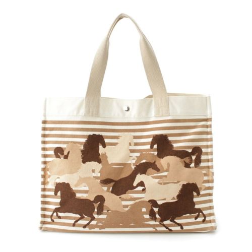 エルメス シュヴォーアン コットンキャンバス カモフラージュ トートバッグ ホワイト ブラウン