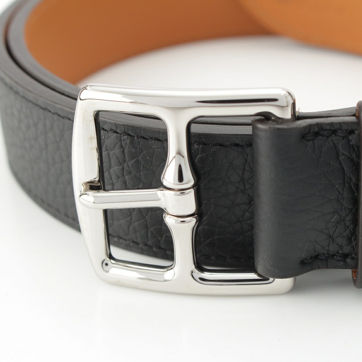 エルメス トゴ エトリヴィエール ベルト □R刻印 ノワール 90 | 中古