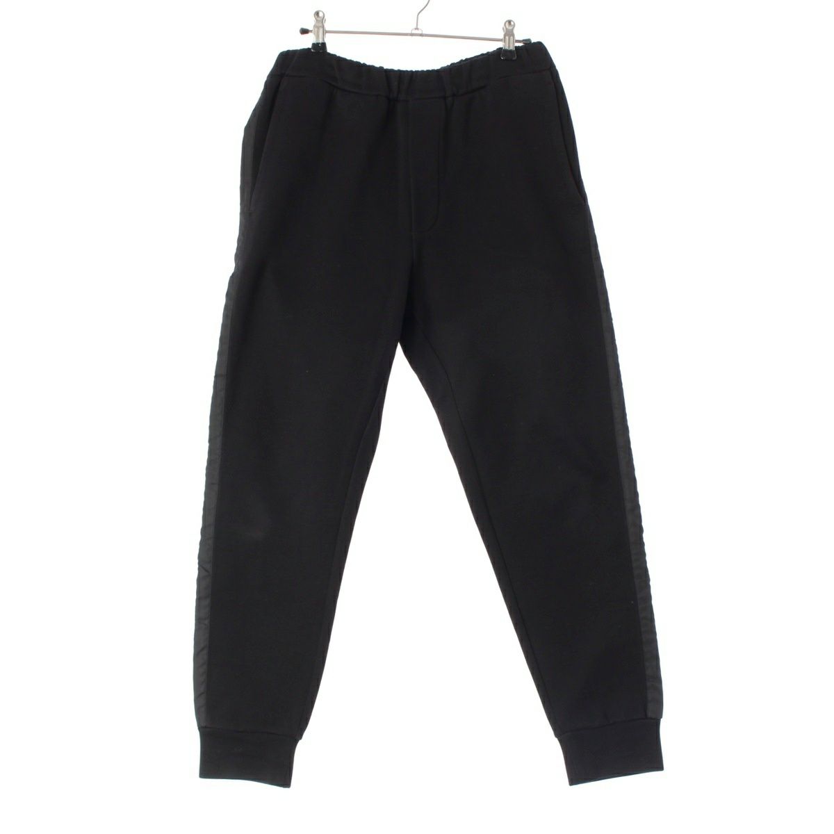 プラダ Re-Nylon サイドライン トライアングルロゴ ジョガー パンツ ボトムス UJP180 ブラック S