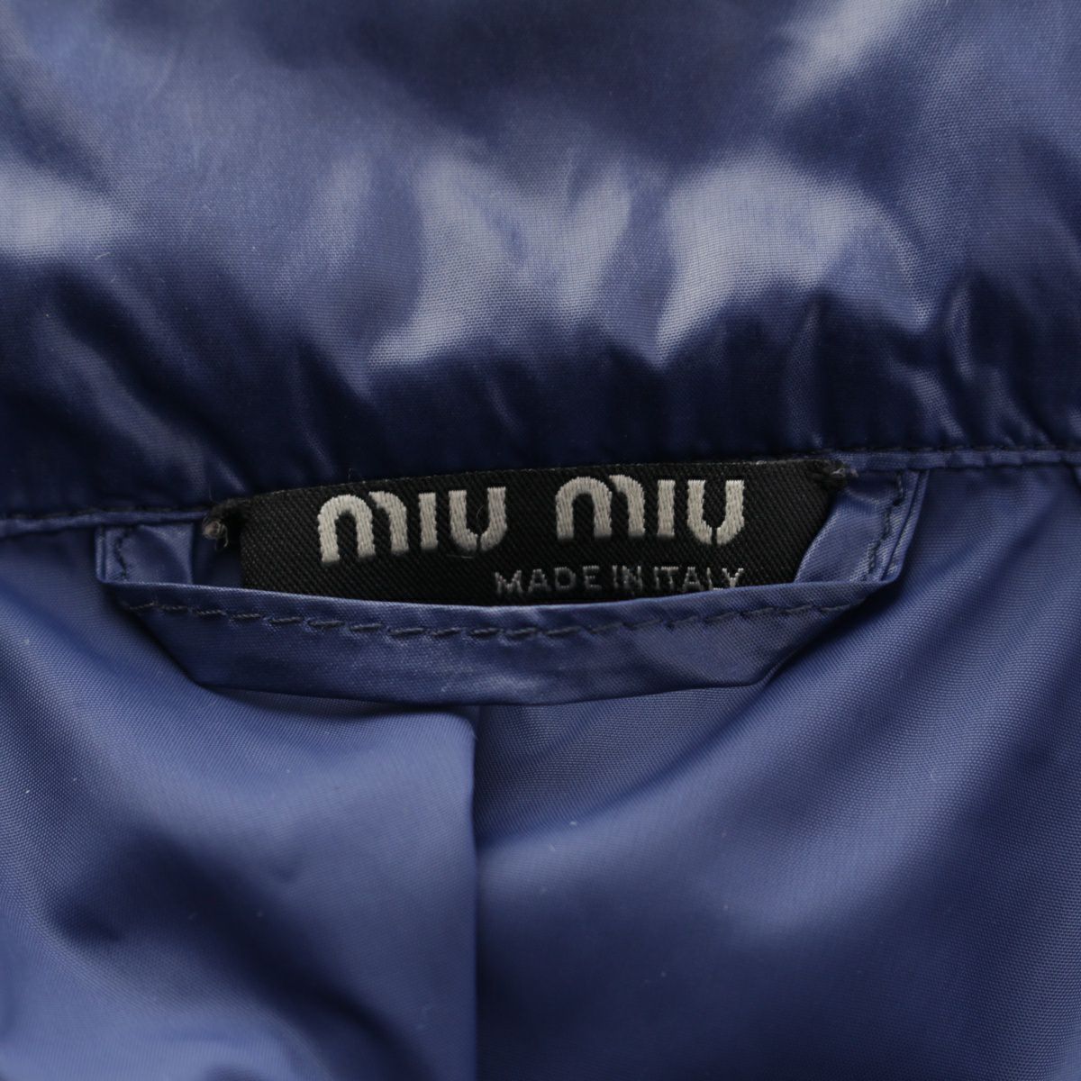 ミュウミュウ 00S アーカイブ ナイロン ジップアップ フーディー 2way