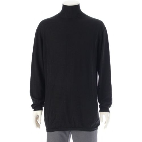 リックオウエンス 21AW カシミヤ タートルネック オーバーサイズ ニット セーター トップス 長袖 RU02A5656-WS ブラック