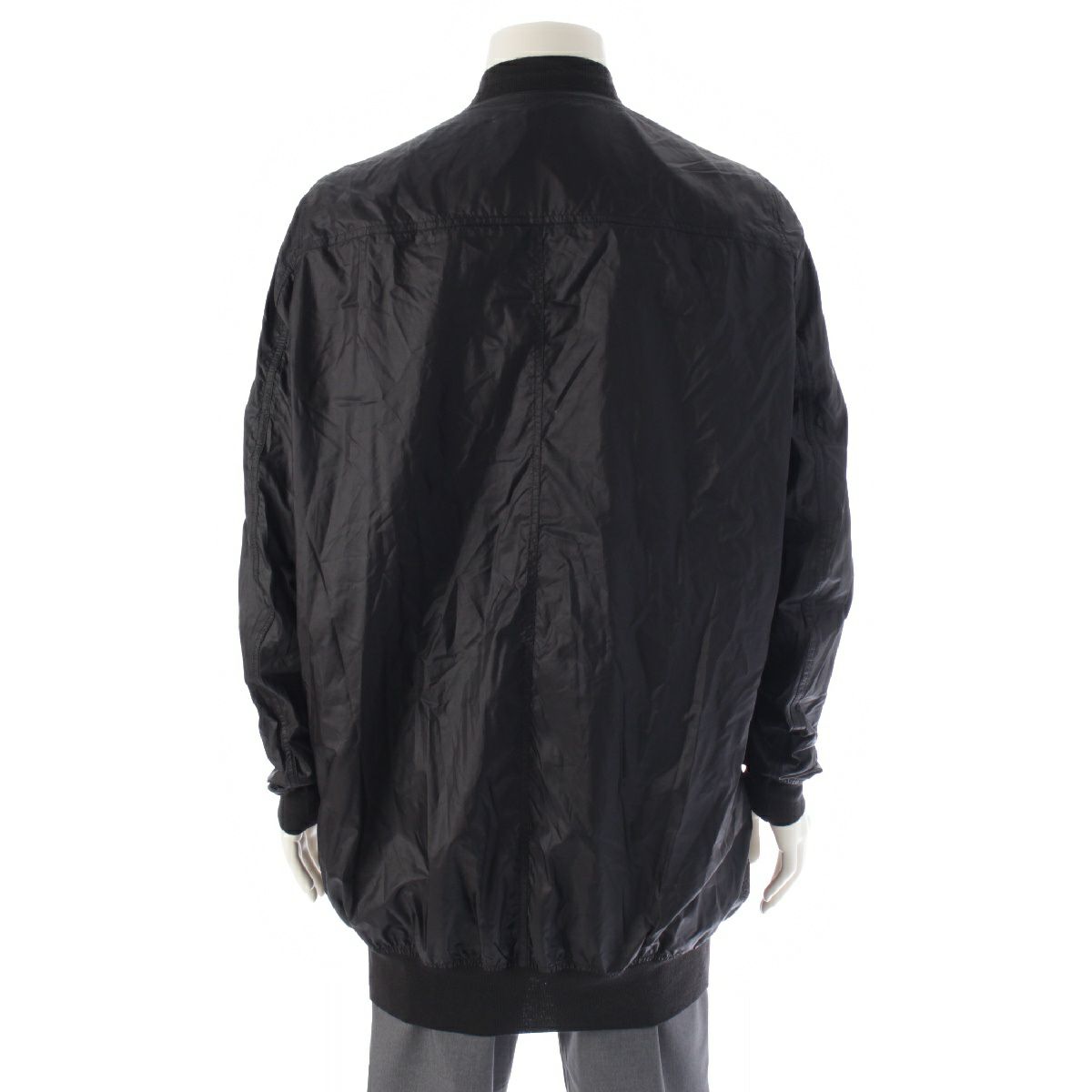 リックオウエンス 15SS ロング MA-1 ボンバー ジャケット ブルゾン