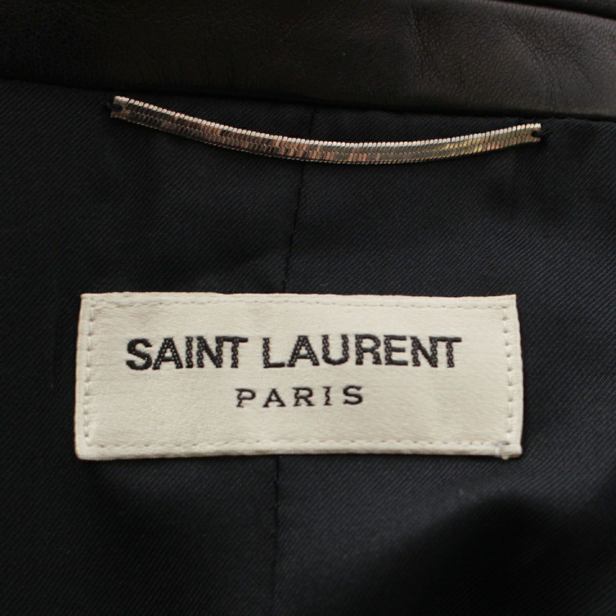 サンローラン 12年 エディスリマン期 レザーカラー 3B シングル