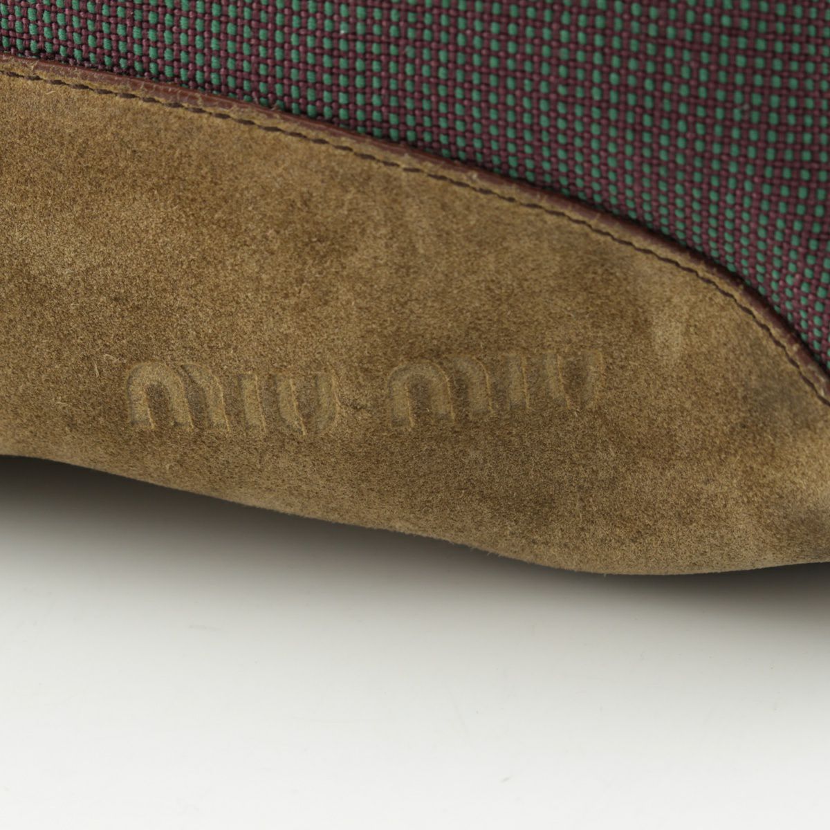 ミュウミュウ 00s スウェードレザー アーカイブ ショルダーバッグ