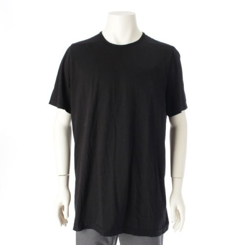 リックオウエンス ダークシャドウ Rick Owens DRKSHDW 22AW LEVEL TEE コットン クルーネック 半袖Ｔシャツ カットソー トップス DU02B4250 ブラック XL